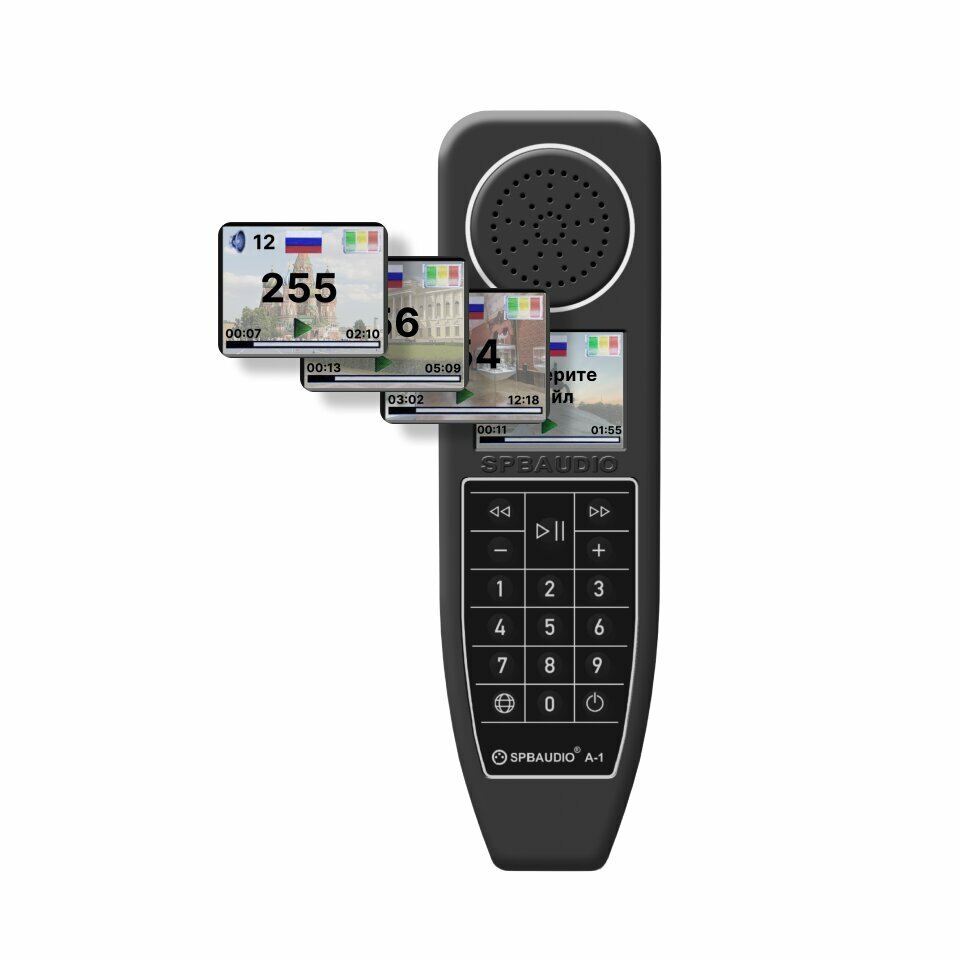 Аудиогид плеер SPBAUDIO A-1 купить в Cromi
