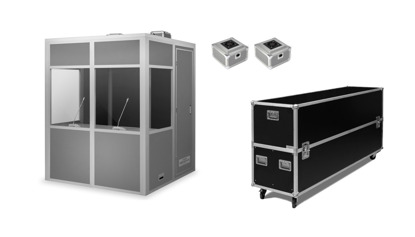 кабина переводчиков для Московского областного политехническго колледж