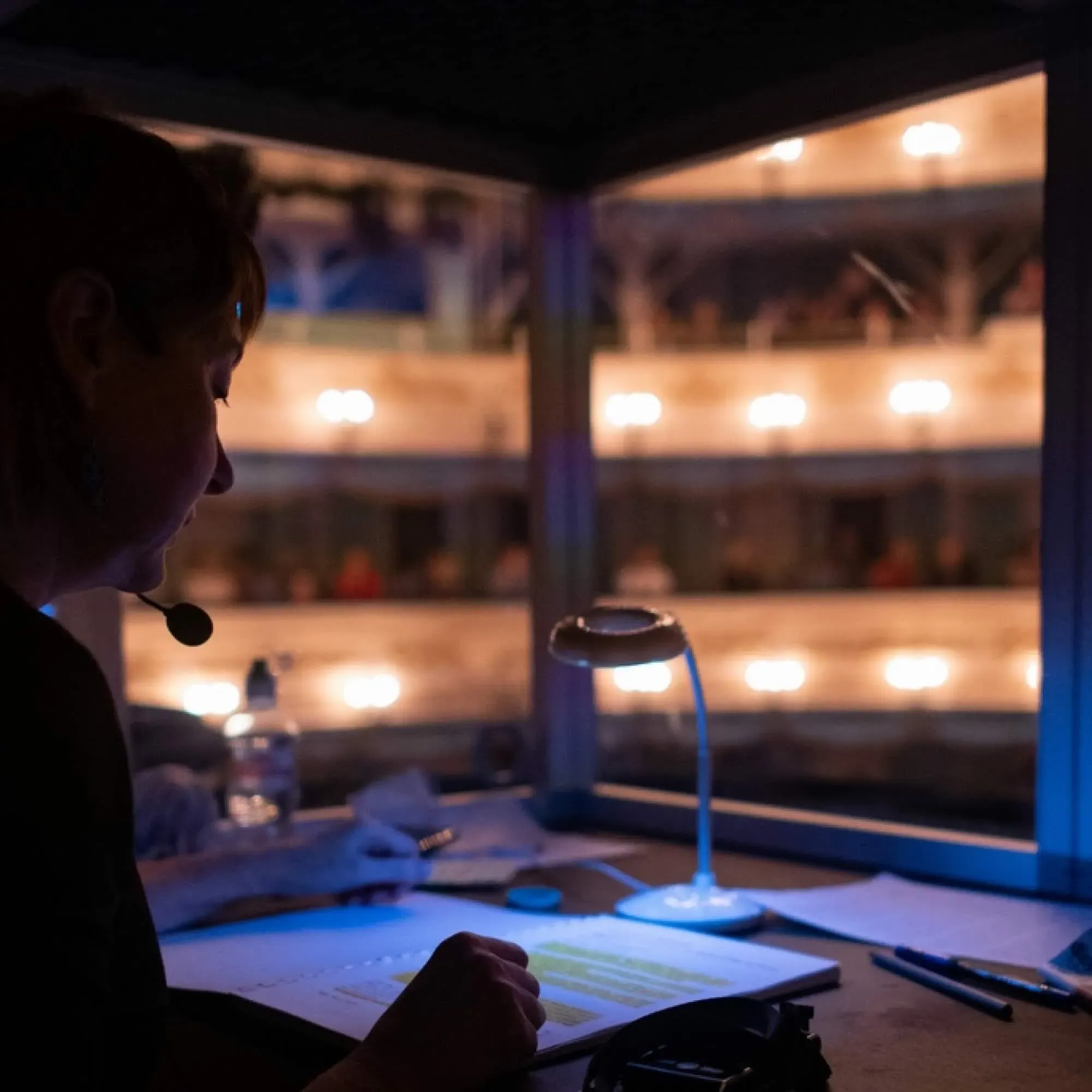 Тифлокомментатор за работой