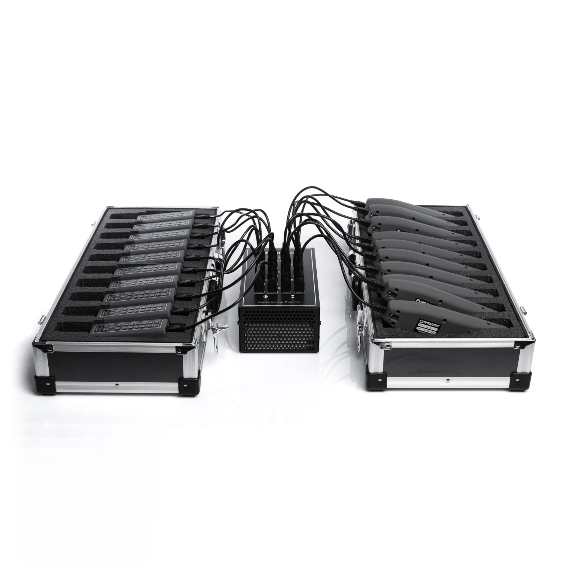 Комплект на 10 аудиогидов A-1 Pro + 10 M-1