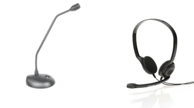 Два варианта микрофонов