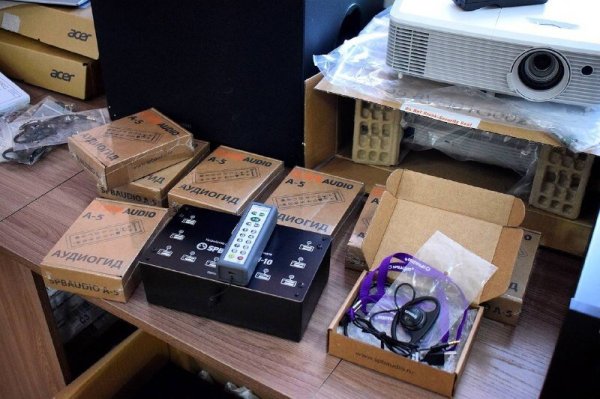 Поставили комплект аудиогидов SPBAUDIO А-5 в Купинский районный музейно-мемориальный комплекс