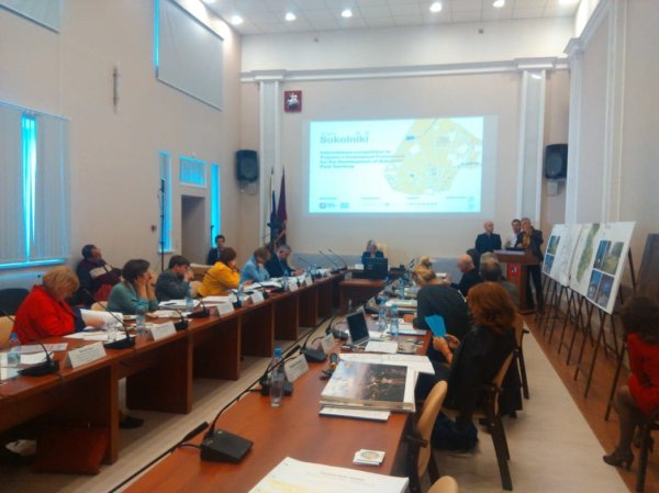 Участники и жюри конкурса на разработку концепции парка "Сокольники"